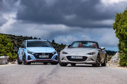 Test: Hyundai i20N 204Ps vs Mazda MX-5 2.0 Skyactiv-G 184Ps